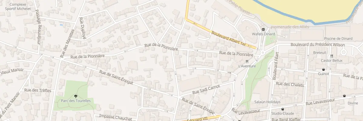 Plan du 39 Rue de la Malouine à Dinard
