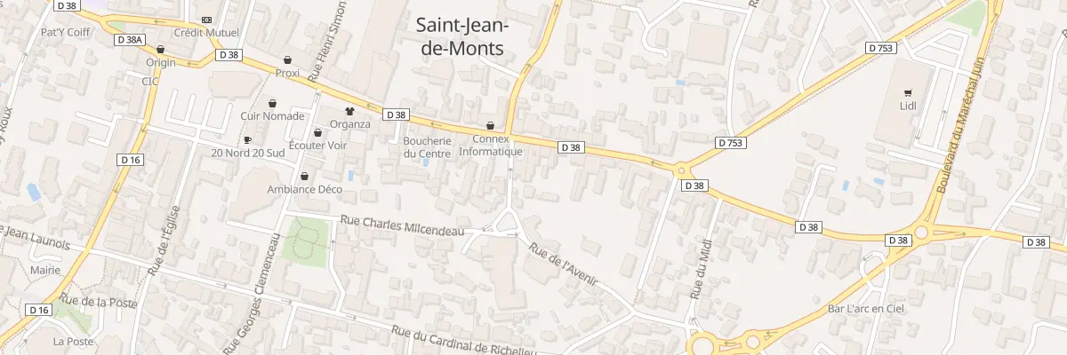 Plan du 17 Rue du général de gaulle à Saint-Jean-de-Monts