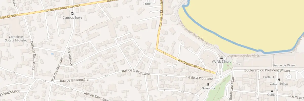 Plan du 26 Rue de la Malouine à Dinard