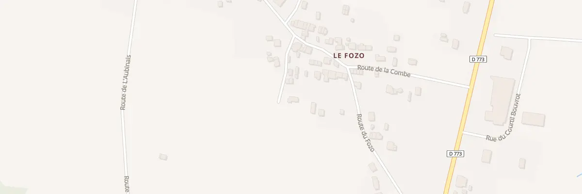 Plan du 5838 Le Fozo à Sévérac