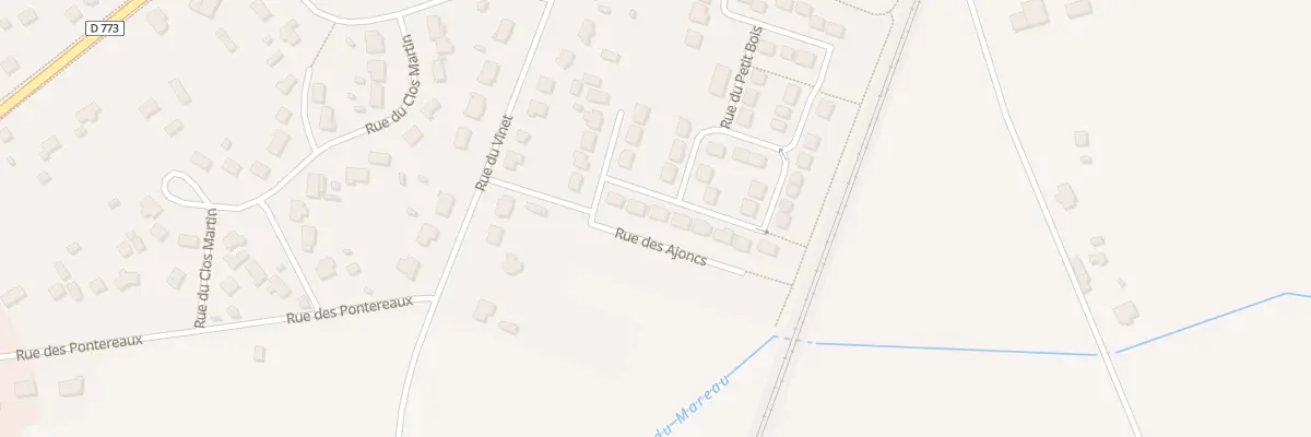 Plan du 27 Rte du Clos des champs à Drefféac