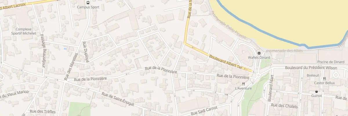 Plan du 28 Rue de la Malouine à Dinard