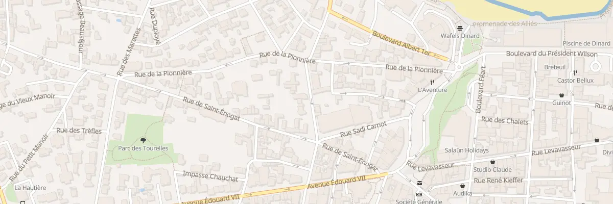 Plan du 36 Rue de la Malouine à Dinard