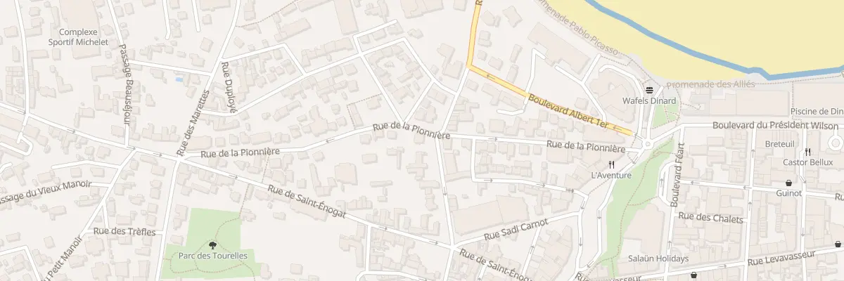 Plan du 21B Rue de la Pionnière à Dinard