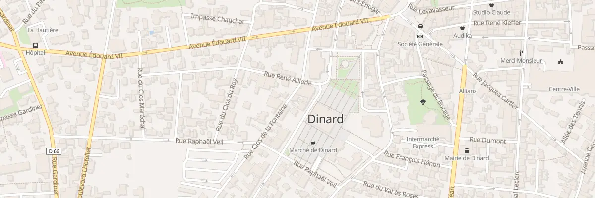 Plan du 3 Rue Clos de la Fontaine à Dinard