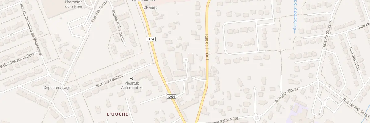 Plan du 2A Rue de l’Aeroport à Pleurtuit