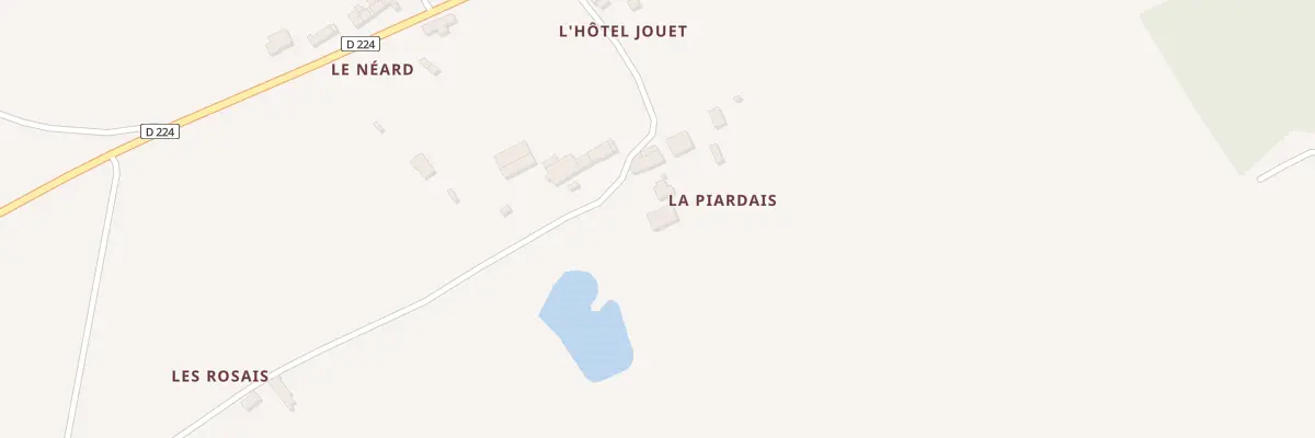Plan du 5682 La Piardais à Plélan-le-Grand