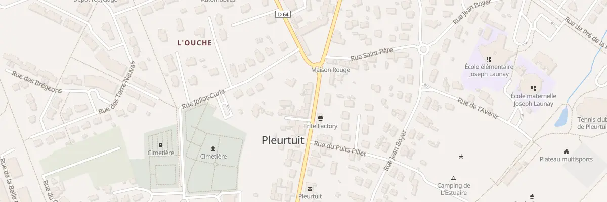 Plan du 63 Rue de Dinard à Pleurtuit