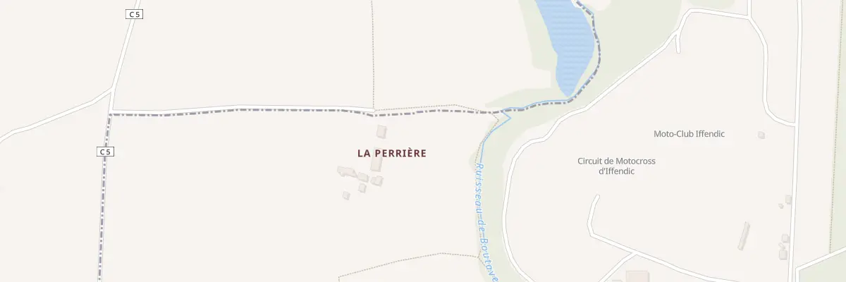 Plan du 6128 La Perriere à Iffendic