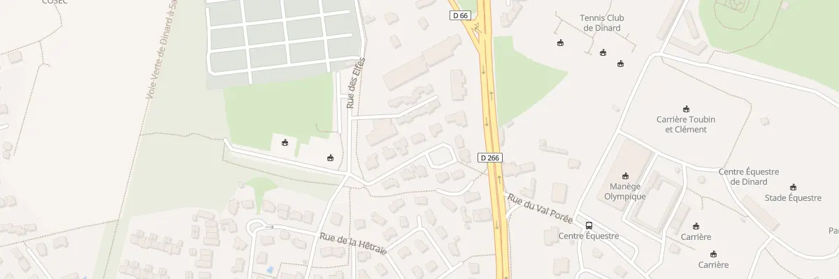 Plan du 7 All des Ombrages à Dinard