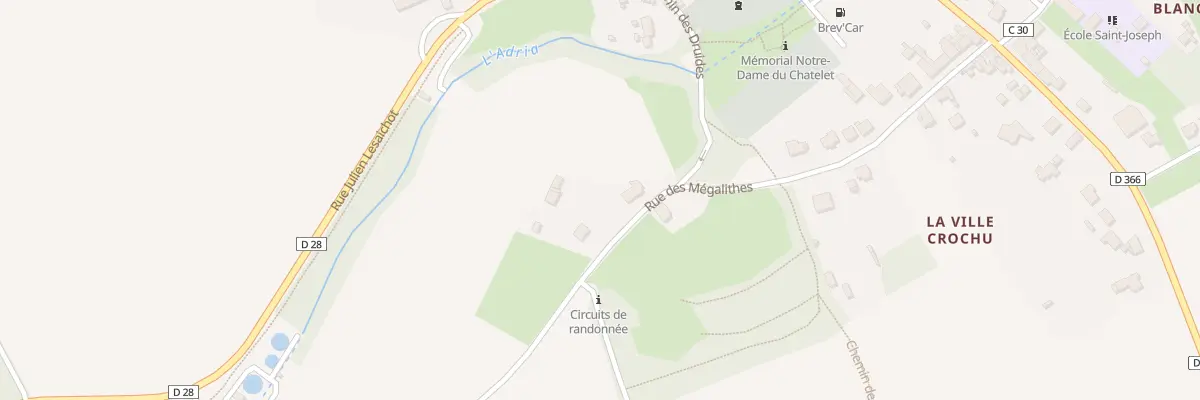 Plan du 30 Rue des Mégalithes à Pleslin-Trigavou