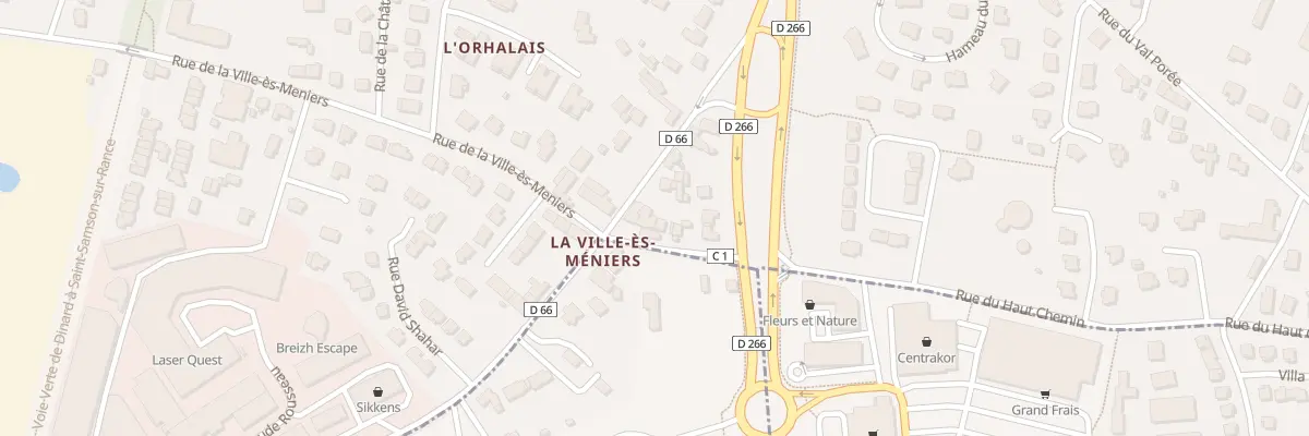 Plan du 8 Rue de la Ville Es Méniers à Dinard