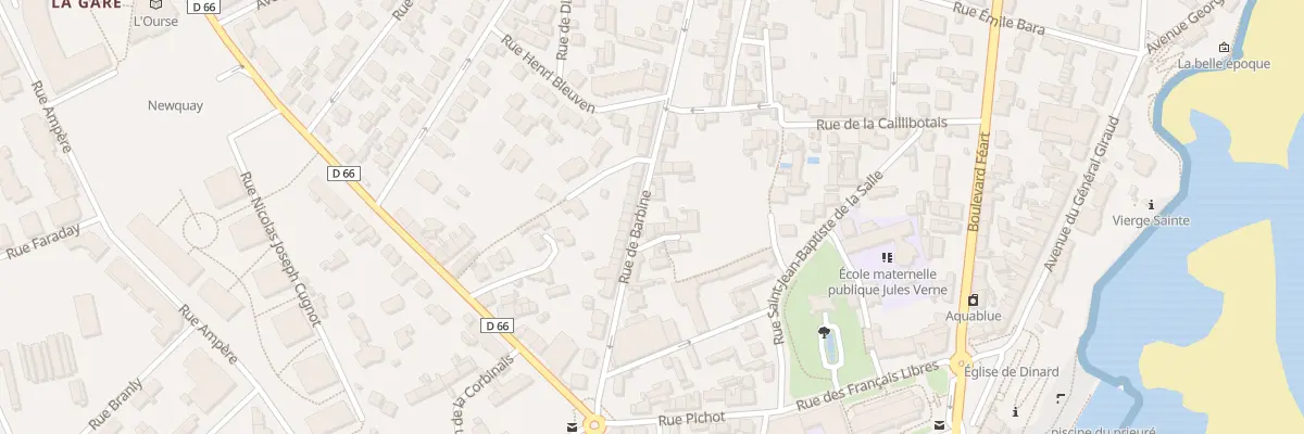 Plan du 19 Rue de Barbine à Dinard