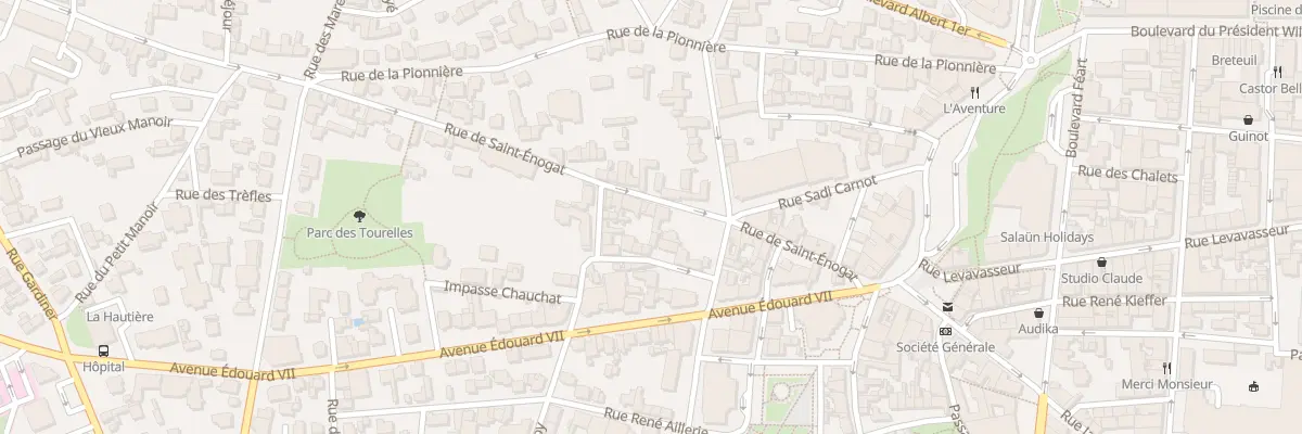 Plan du 21 Rue de Saint-Enogat à Dinard