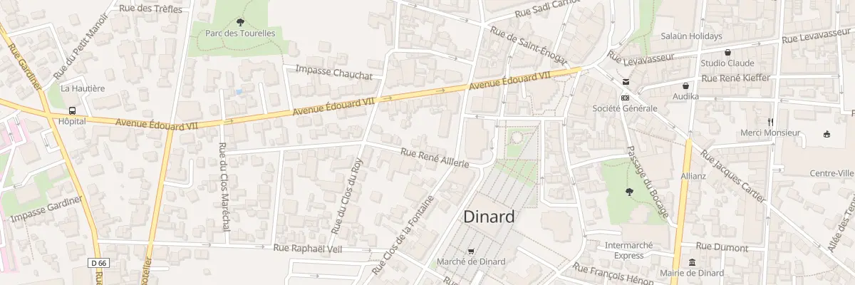 Plan du 6B Rue René Aillerie à Dinard