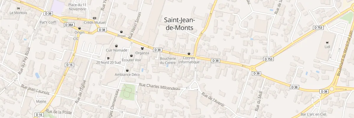 Plan du 29 Rue du général de gaulle à Saint-Jean-de-Monts
