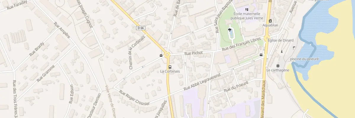 Plan du 17 Rue Pichot à Dinard