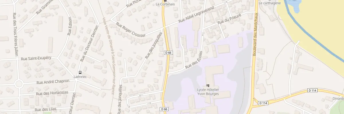 Plan du 17 Rue de la Croix Guillaume à Dinard