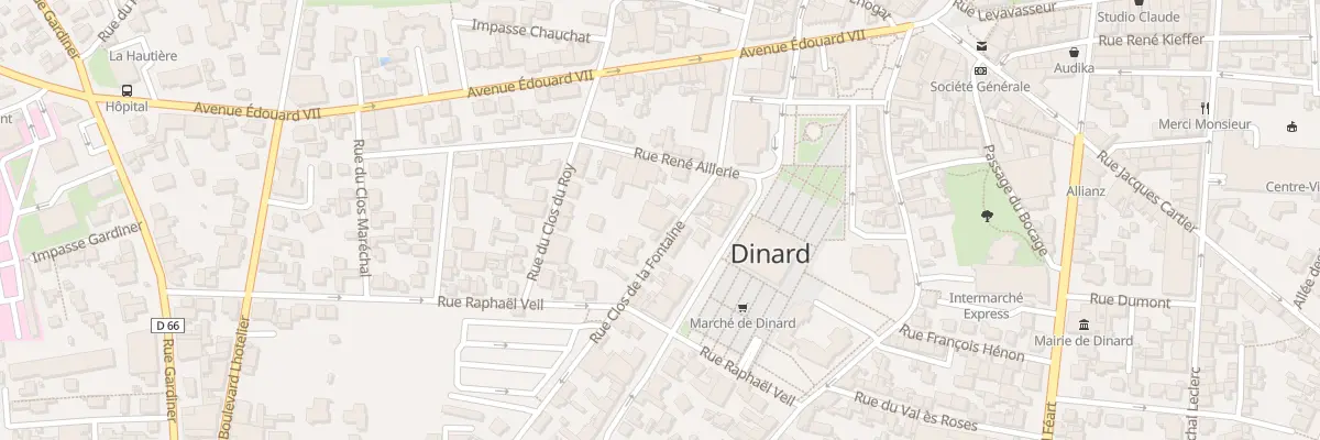 Plan du 6 Rue Clos de la Fontaine à Dinard