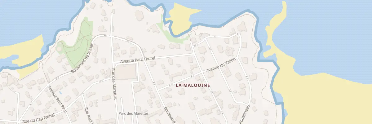 Plan du 2 Rue de la Malouine à Dinard