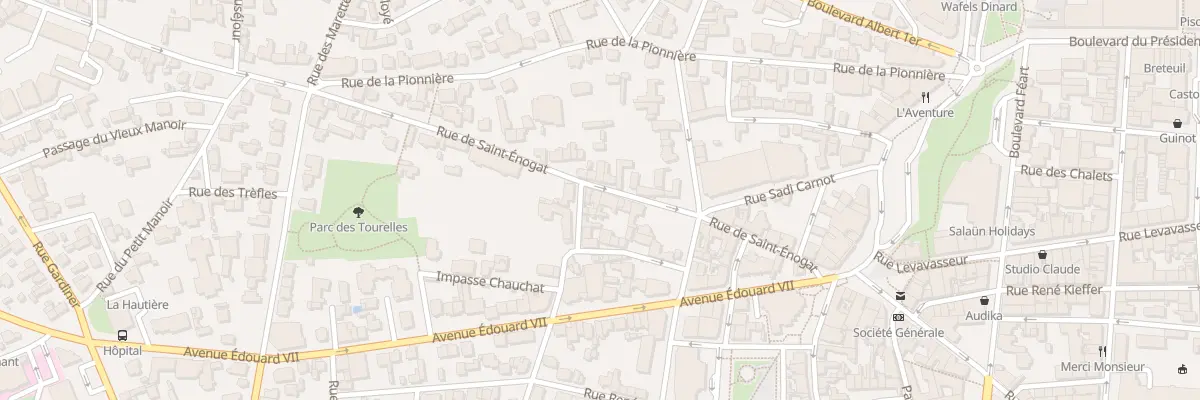 Plan du 23 Rue de Saint-Enogat à Dinard