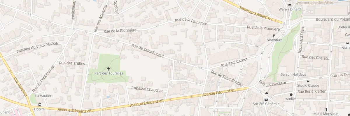 Plan du 32 Rue de Saint-Enogat à Dinard