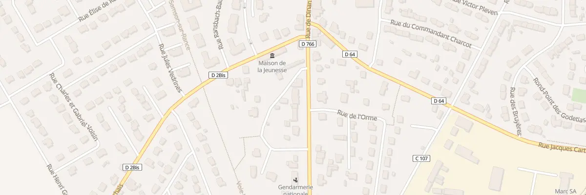 Plan du 52B Rue de Dinan à Pleurtuit