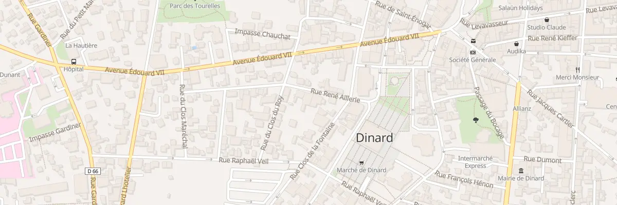 Plan du 7 Rue René Aillerie à Dinard