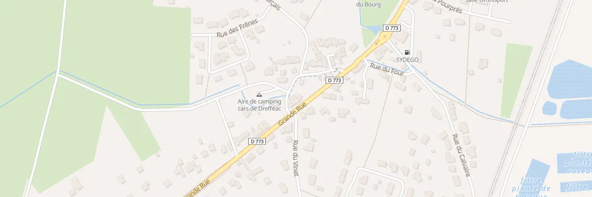 Plan du 9 Rue de la Vallée du Bourg à Drefféac