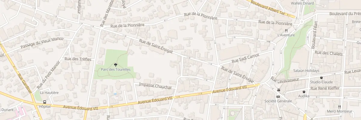 Plan du 27 Rue de Saint-Enogat à Dinard
