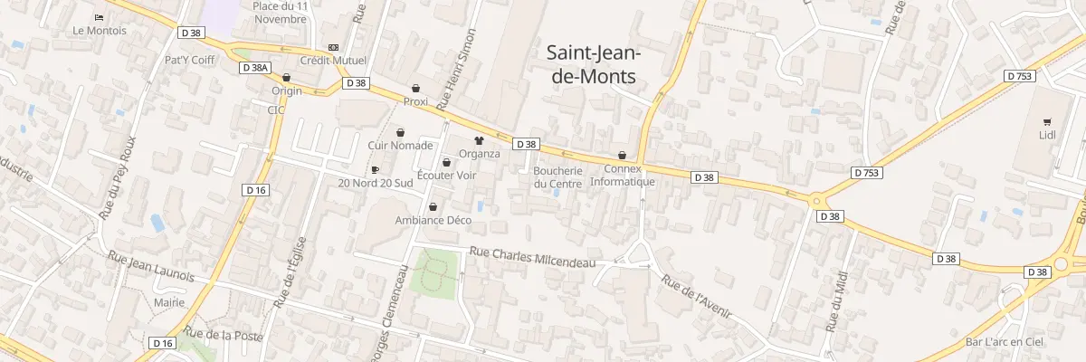Plan du 35 Rue du général de gaulle à Saint-Jean-de-Monts
