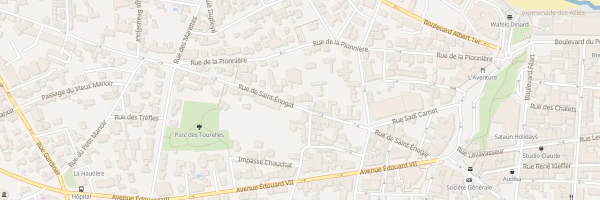 Plan du 36B Rue de Saint-Enogat à Dinard