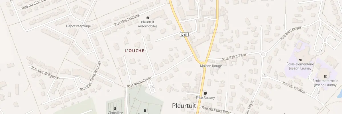 Plan du 4 Rue Joliot - Curie à Pleurtuit
