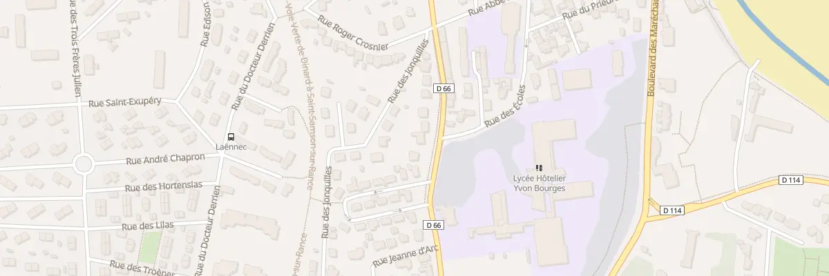 Plan du 22 Rue de la Crx Guillaume à Dinard