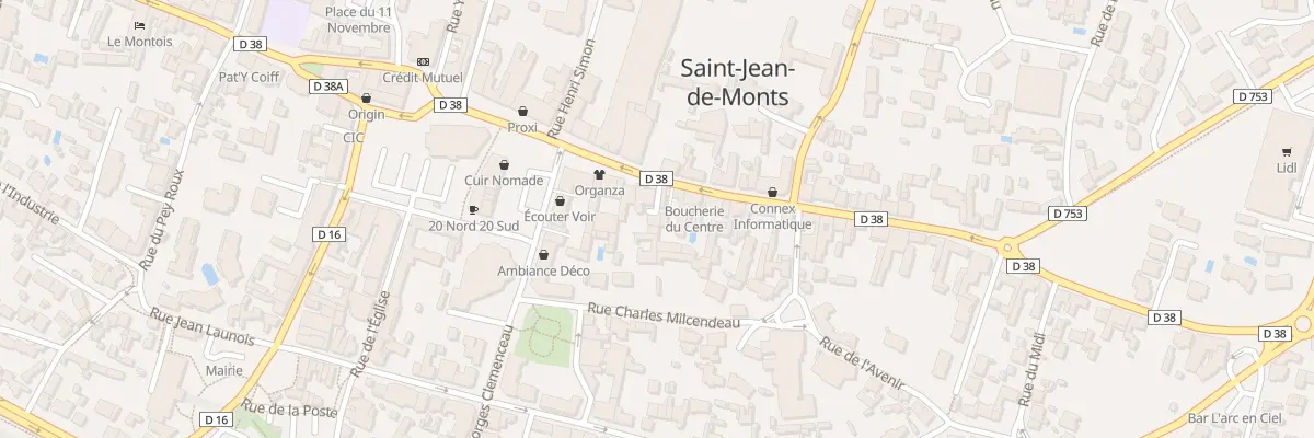 Plan du 37B Rue du général de gaulle à Saint-Jean-de-Monts