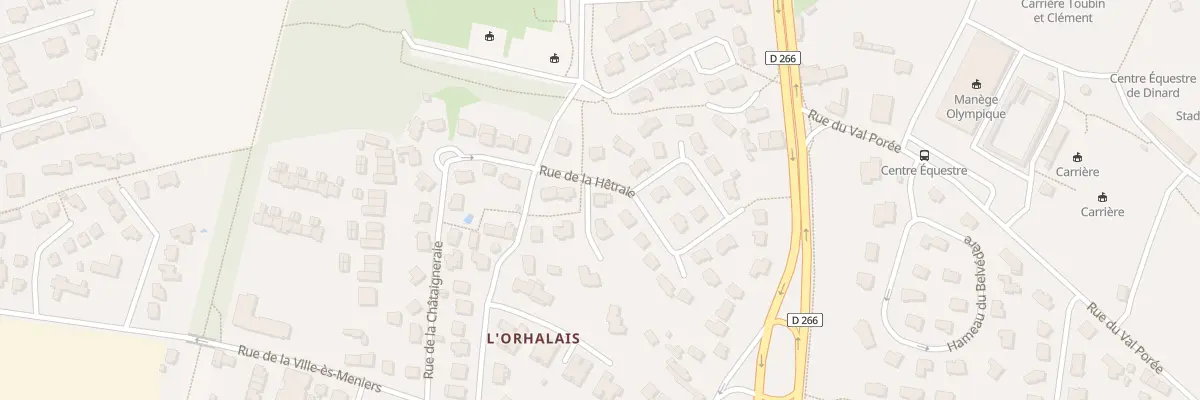 Plan du 14 Rue de la Hêtraie à Dinard