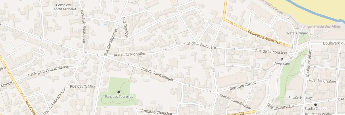 Plan du 29 Rue de la Pionnière à Dinard