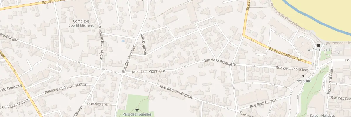 Plan du 38B Rue de la Pionnière à Dinard