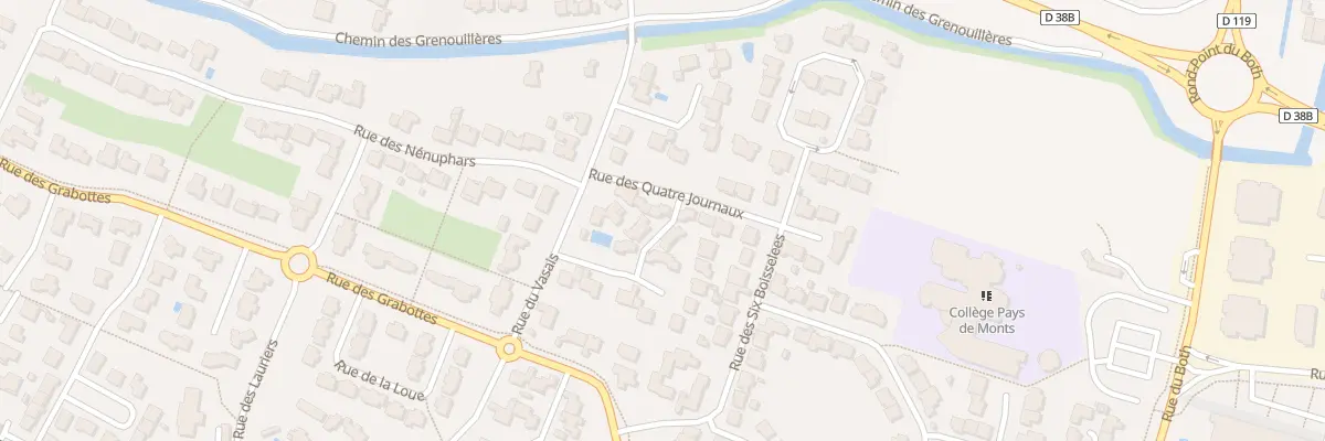 Plan du 1 Rue de la quenouille à Saint-Jean-de-Monts
