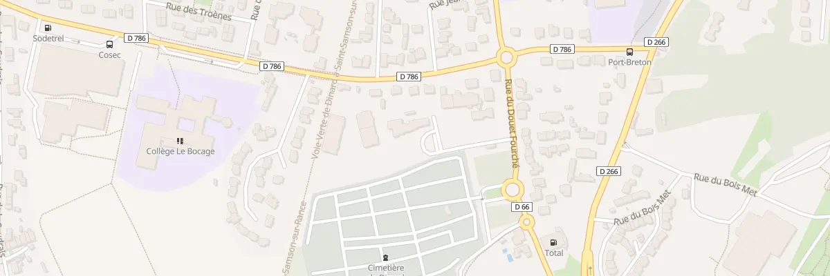 Plan du 4B Rue du Douet Fourché à Dinard
