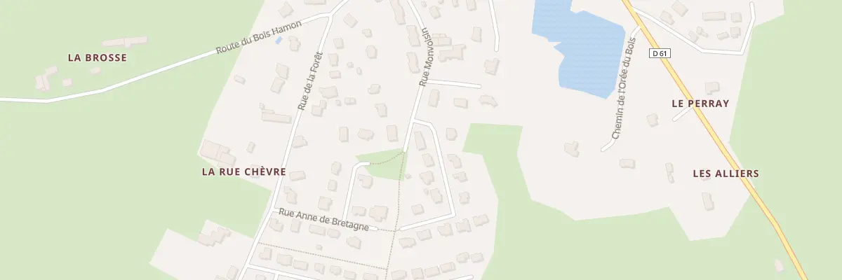 Plan du 1 Rue Domaine du Pré à Montauban-de-Bretagne