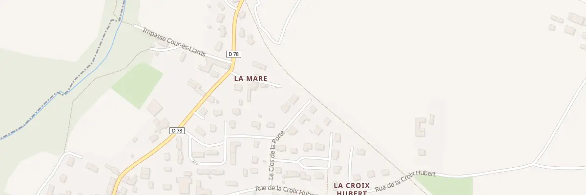 Plan du 7 Lot du Clos de la Porte à Trévron