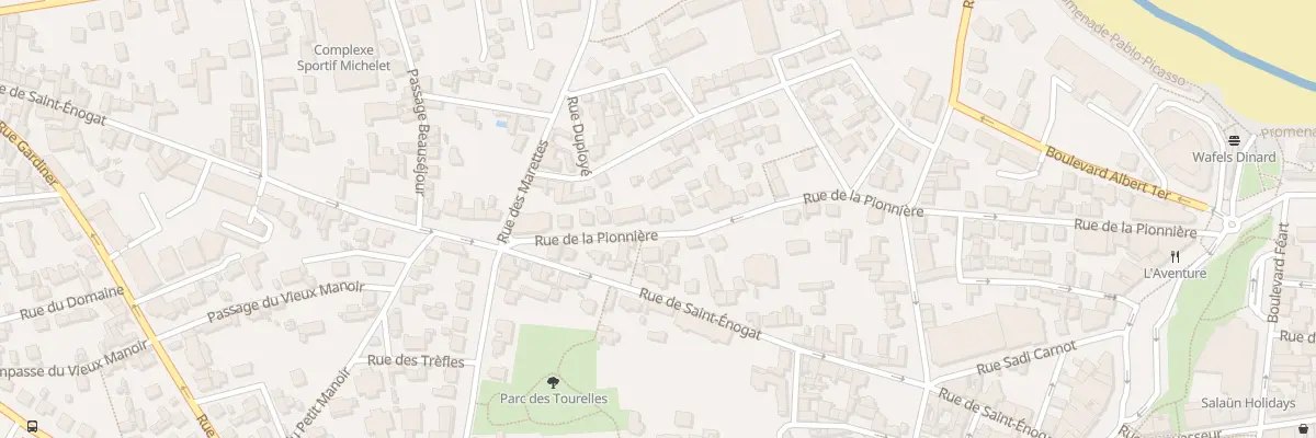 Plan du 46 Rue de la Pionnière à Dinard