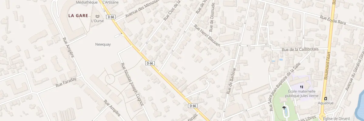 Plan du 41B Rue de Verdun à Dinard