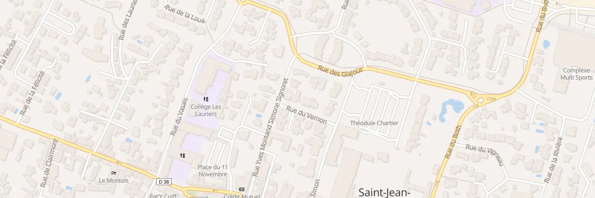 Plan du 3 Rue du vernon à Saint-Jean-de-Monts