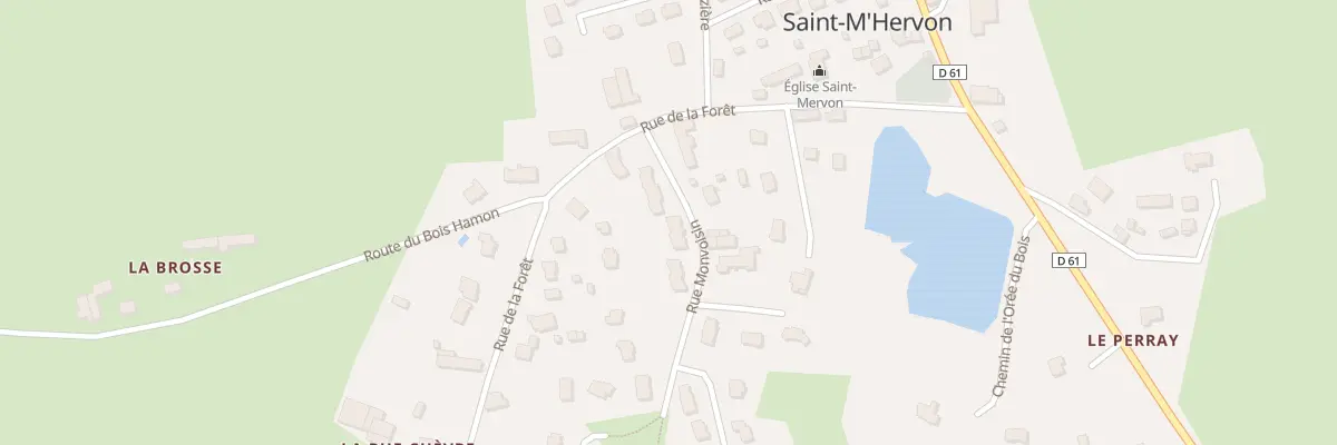 Plan du 12 Rue Monvoisin à Montauban-de-Bretagne