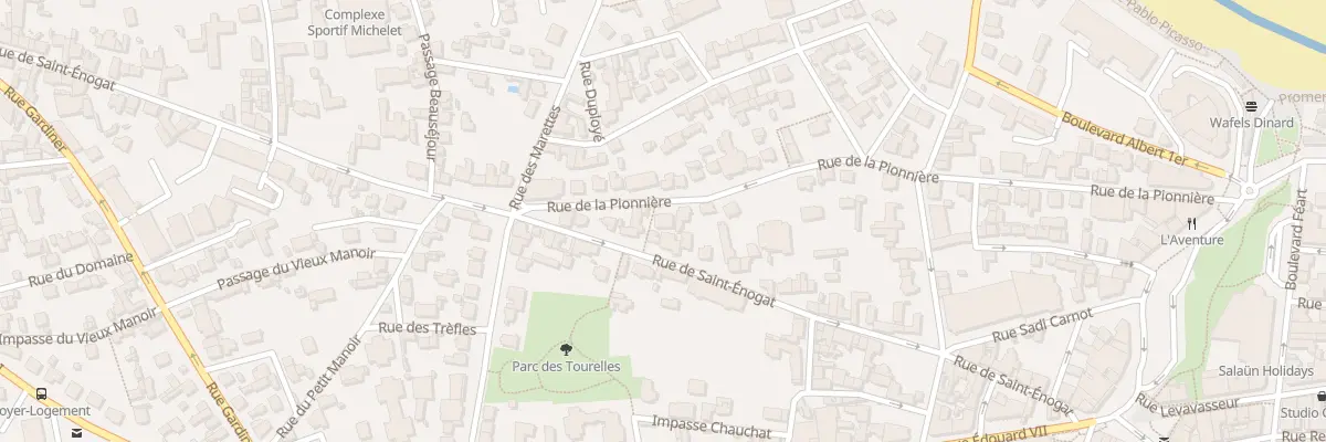 Plan du 39 Rue de la Pionnière à Dinard