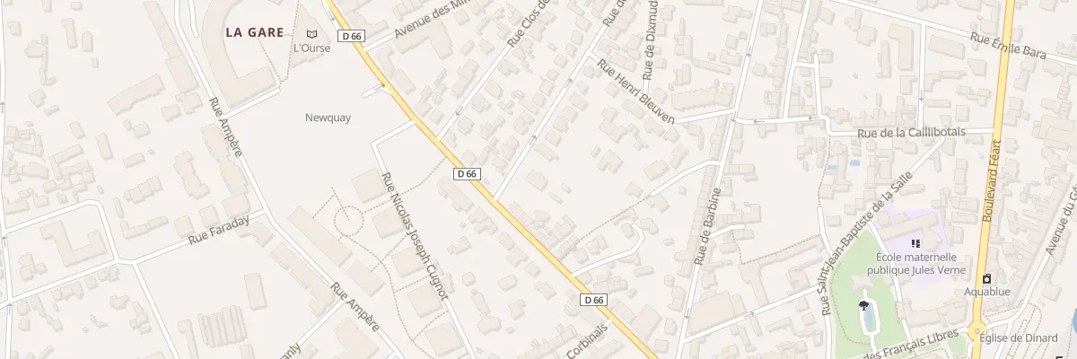 Plan du 43 Rue de Verdun à Dinard