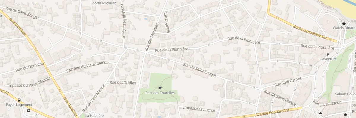 Plan du 50 Rue de Saint-Enogat à Dinard