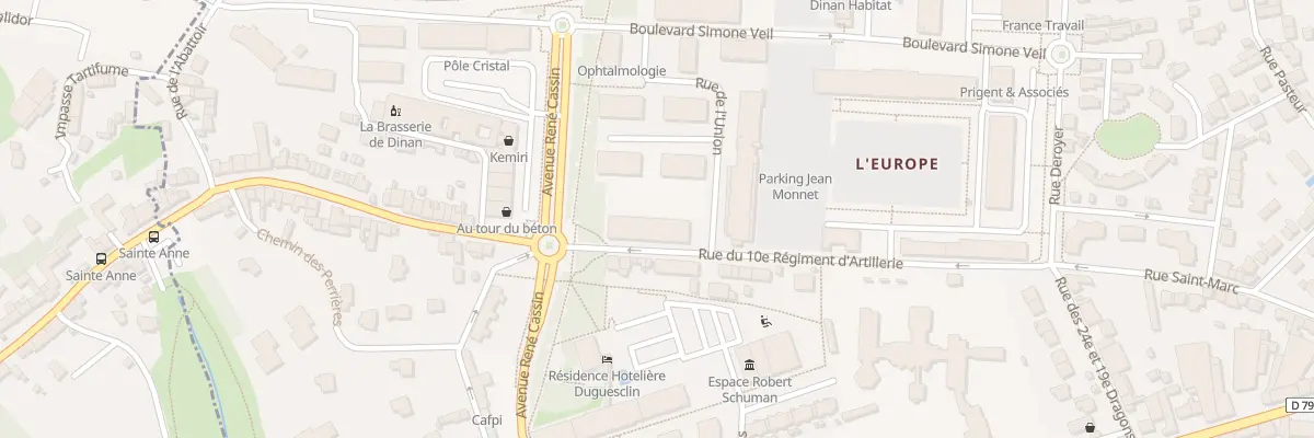 Plan du 3 Rue de l’Union à Dinan